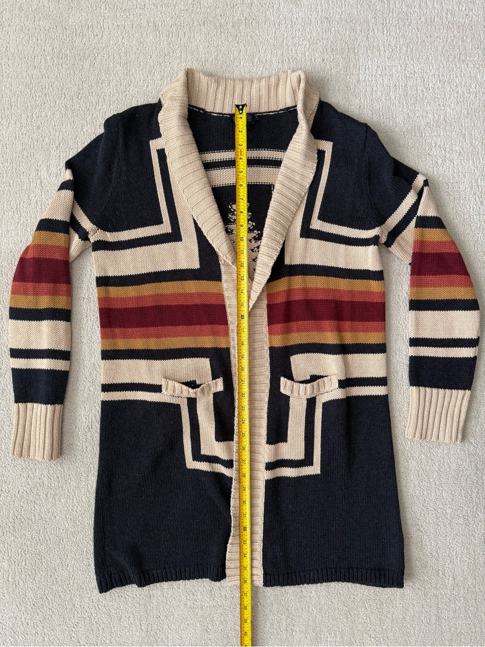 Pendleton Knit Sweater Duster - Picture 12 of 14